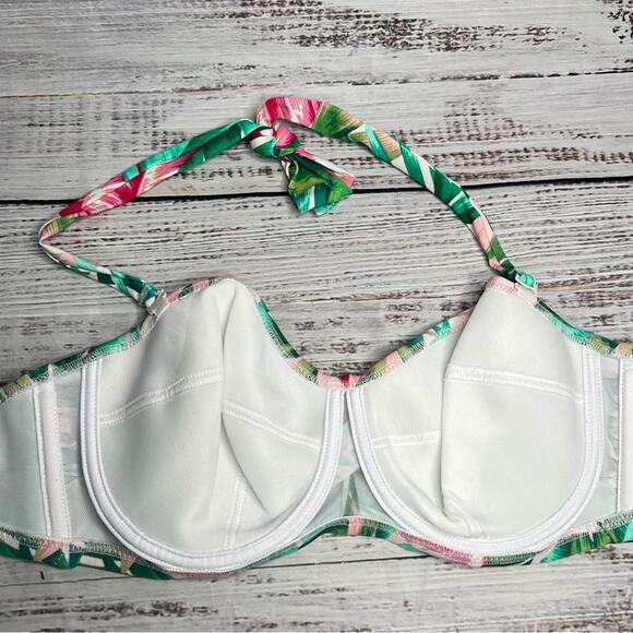 Fantasie Langkawi 30DDD Bandeau Bikini Top Swimsuit Removable Strap New - Picture 4 of 12